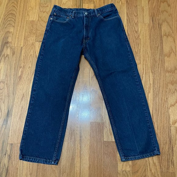 Levi's 505 Men's Blue Jeans Size W38 L29 Pockets - Picture 2 of 15